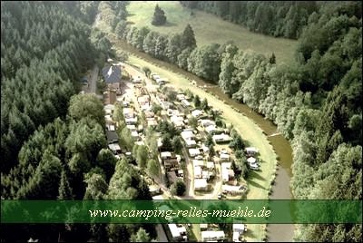Luftbild, © Camping Relles Mühle