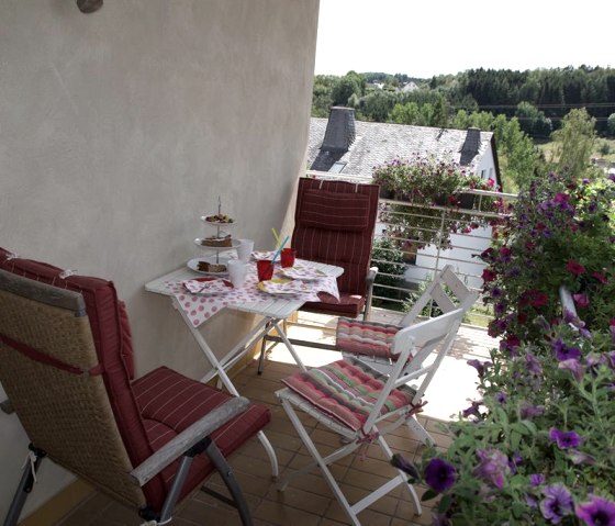 Kaffeepause auf dem Balkon, © Marianne Brandt