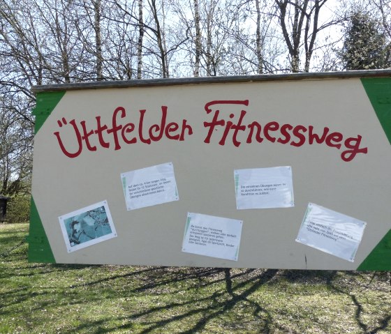 Start Üttfelder Fitnessweg, © Tourist-Information Islek