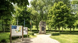 Das Europadenkmal am Dreiländereck Ouren, © Eifel Tourismus GmbH, Dominik Ketz