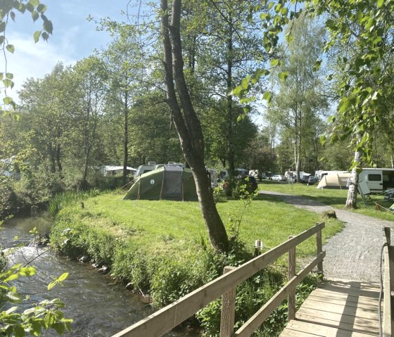 Camping an der Prüm, © Bastian Tautges