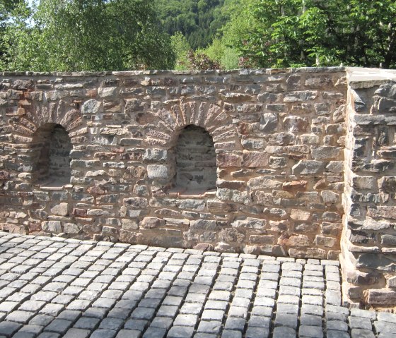 Römische Mauer Replik, © Petra Groben