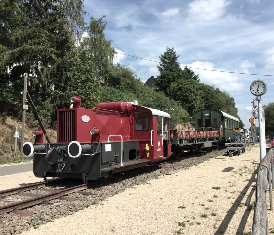 Start des Enz-Radwegs: der alte Bahnhof in Pronsfeld, © Eifel Tourismus GmbH