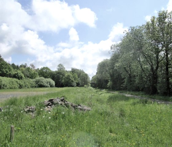 Blick auf Stellplatz und Enz-Radweg, © Tourist-Information Islek