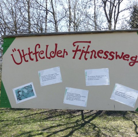 Start Üttfelder Fitnessweg, © Tourist-Information Islek