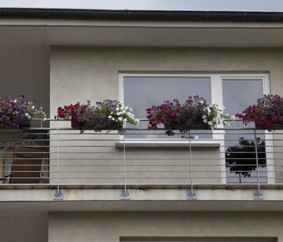 Balkon Vorderansicht, © Marianne Brandt
