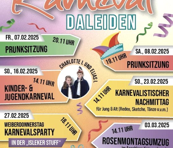 Plakat Karneval Daleiden, © Karnevalsfreunde Daleiden